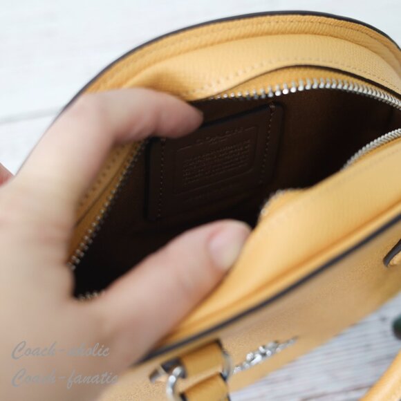 NWT Coach CR251 Lemon Leather Crossbody *Limited* - Picture 13 of 13
